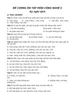 Đề cương ôn tập môn Công Nghệ 6 trong kì nghỉ phòng dịch | Trường THCS Phú Hội