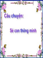 Làm quen văn học -  Truyện: Sẻ con thông minh