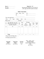 Phiếu nhập kho, phiếu nhập kho tiếng anh, phiếu nhập kho song ngữ