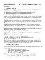 Đề cương ôn tập trong kì nghỉ phòng dịch môn Vật Lý 8 lần 2 | Trường THCS Phú Hội