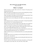 Đề cương ôn tập môn HỆ THỐNG TỰ ĐỘNG THỦY KHÍ CDIO mới