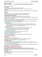 Tài liệu HOT Trọn bộ Giáo án Giải tích 12 HKI mẫu Mới Năm học 2020 - 2021