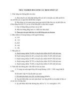 tài liệu trắc nghiệm môn hóa sinh do bộ môn hóa sinh trường đh y dược huế biên soạn