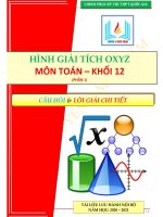 Phân dạng và bài tập phương pháp tọa độ trong không gian - TOANMATH.com