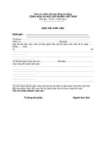 Mẫu Đơn xin chấm dứt hợp đồng lao động