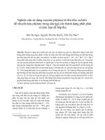 Nghiên cứu sử dụng enzyme phytaza từ Bacillus subtilis  để chuyển hóa phytate trong sữa ngũ cốc thành dạng phốt phát và kim loại dễ hấp thu