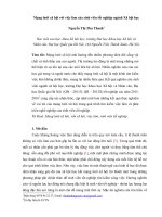 Mạng lưới xã hội với việc làm của sinh viên tốt nghiệp ngành Xã hội học