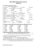 Đề cương môn ANH VĂN 8 ôn tập trong kì nghỉ phòng dịch. | Trường THCS Phú Hội