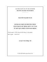 Đánh giá một số phương pháp chẩn đoán hư hỏng kết cấu tấm từ kết quả phân tích dao động  