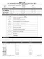 QUY TRÌNH CHUYÊN MÔN KHÁM CHỮA BỆNH NGOẠI KHOA