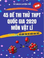 45 đề thi thử THPT quốc gia 2020 môn vật lí (có đáp án) 