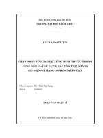 Chẩn đoán tổn hao lực ứng suất trước trong vùng neo cáp sử dụng đáp ứng trở kháng cơ điện và mạng nơ ron nhân tạo  