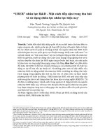 UBER” nhân lực RD Một cách tiếp cận trong thu hút và sử dụng nhân lực nhân lực hiện nay