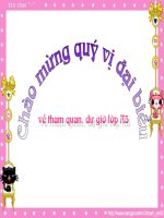 Hoạt động âm nhạc - Múa cái bống