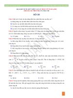 Đề ôn thi THPT quốc gia năm 2020 môn vật lí (đề số 10) 
