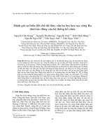 Đánh giá sự biến đổi chế độ thủy văn hạ lưu lưu vực sông Ba dưới tác động của hệ thống hồ chứa
