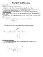 ĐỀ CƯƠNG ÔN TẬP Ở NHÀ - VẬT LÝ 7