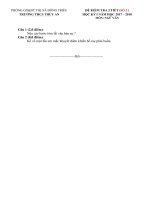 ĐỀ KIỂM TRA 1 TIẾT MÔN NGỮ VĂN 8 BÀI SỐ 2 kỳ 1 2017- 2018 - THCS Thủy An.docx