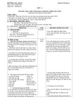 giáo án thể dục 6 mới nhất