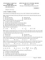 Đề thi học kì 1 môn Vật lí 9 năm 2020-2021 - Trường THCS Trung Sơn