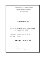 Gia cố nền đất yếu bằng phương pháp ổn định toàn khối  