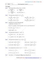 10 đề ôn thi giữa kỳ 2 Toán 12 có đáp án và lời giải - Nguyễn Bảo Vương - TOANMATH.com