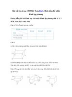 Tải Toán lớp 5 trang 108: Hình hộp chữ nhật. Hình lập phương - Giải bài tập Toán lớp 5