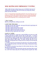 Mau huong dan trinh bay y tuong