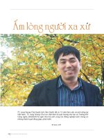 Ấm lòng người xa xứ