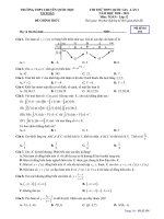 Đề thi thử Toán tốt nghiệp THPT 2021 lần 1 trường chuyên Quốc học Huế - TOANMATH.com