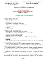 KHDH môn GDCD 10,11 