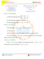 Đề thi học kì 2 Toán 9 Đồng Nai năm học 2017-2018 có lời giải chi tiết