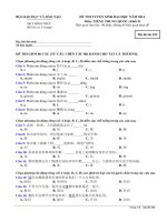 đề thi  đáp án tuyển sinh đại học – cao đẳng năm 2014  thông tin tuyển sinh