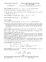 đề thi  đáp án tuyển sinh đại học – cao đẳng năm 2014  thông tin tuyển sinh