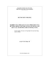 Nghiên cứu chế tạo và các tính chất của bê tông rỗng cốt liệu xỉ sắt sử dụng làm kết cấu áo đường cho cơ sở hạ tầng  