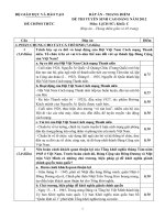 đề thi  đáp án tuyển sinh đại học – cao đẳng năm 2012  thông tin tuyển sinh