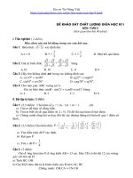 Đề kiểm tra giữa kỳ 1 toán 9
