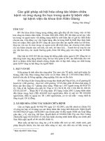 Các giải pháp xã hội hóa công tác khám chữa bệnh và ứng dụng tin học trong quản lý bệnh viện tại bệnh viện đa khoa tỉnh Tiền Giang