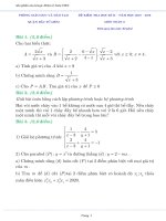 Đề thi Toán lớp 9 học kì 2 năm 2019 quận Bắc Từ Liêm có đáp án