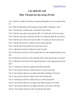 Câu hỏi ôn tập môn Tôn giáo học đại cương - USSH - Tài liệu VNU