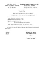 103. Thư mời dự thao giảng bộ môn Hóa học HKI (NH: 2017-2018)