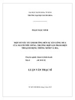 Một số yếu tố ảnh hưởng đến sự sẵn lòng mua của người tiêu dùng trường hợp sản phẩm điện thoại di động thông minh và bia  
