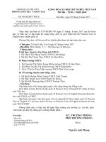 Về tập huấn kĩ năng tiếng Anh và giới thiệu bài thi Pearson Test of English theo chuẩn quốc tế (bậc THCS)