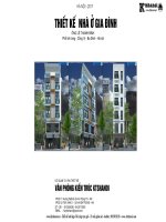 Thiết kế biệt thự phố 110m2 cho thuê căn hộ cao cấp