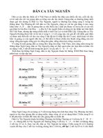 dân ca tây nguyên là gì nhạc dân ca tây nguyên tìm hiểu về dân ca tây nguyên tác giả nhạc sĩ hải nguyễn