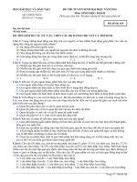 đề thi  đáp án tuyển sinh đại học – cao đẳng năm 2014  thông tin tuyển sinh