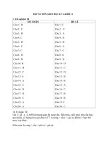 ĐỀ VÀ ĐÁP ÁN KIỂM TRA HỌC KỲ I MÔN GDCD KHỐI 11 (NĂM 2017-2018) | Trường THPT Đoàn Thượng