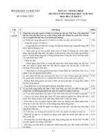 đề thi  đáp án tuyển sinh đại học – cao đẳng năm 2014  thông tin tuyển sinh