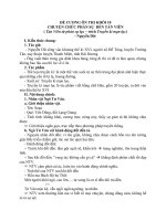 ĐỀ CƯƠNG ÔN TẬP HKII NH 2019 - 2020 MÔN NGỮ VĂN 10, 11, 12