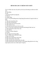 8  BỆNH NHA CHU và BỆNH TOÀN THÂN 